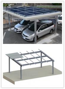 China Photovoltaic Solar PV Mounting Systems Parking Lot High Strength Aluminum Carport CPT on sale
