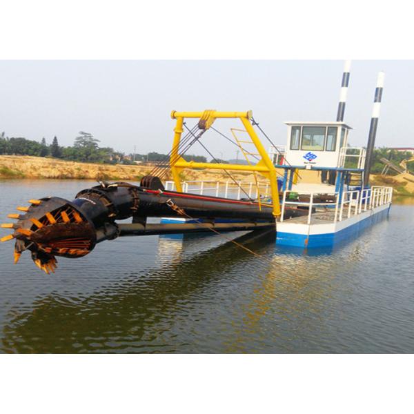 Mini 6 Inch Hydraulic Cutter Suction Dredger For River Sand Mining