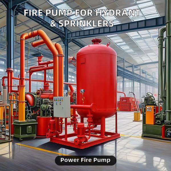 220V Fire Booster Pump System 1.5-200kW for Fire Protection