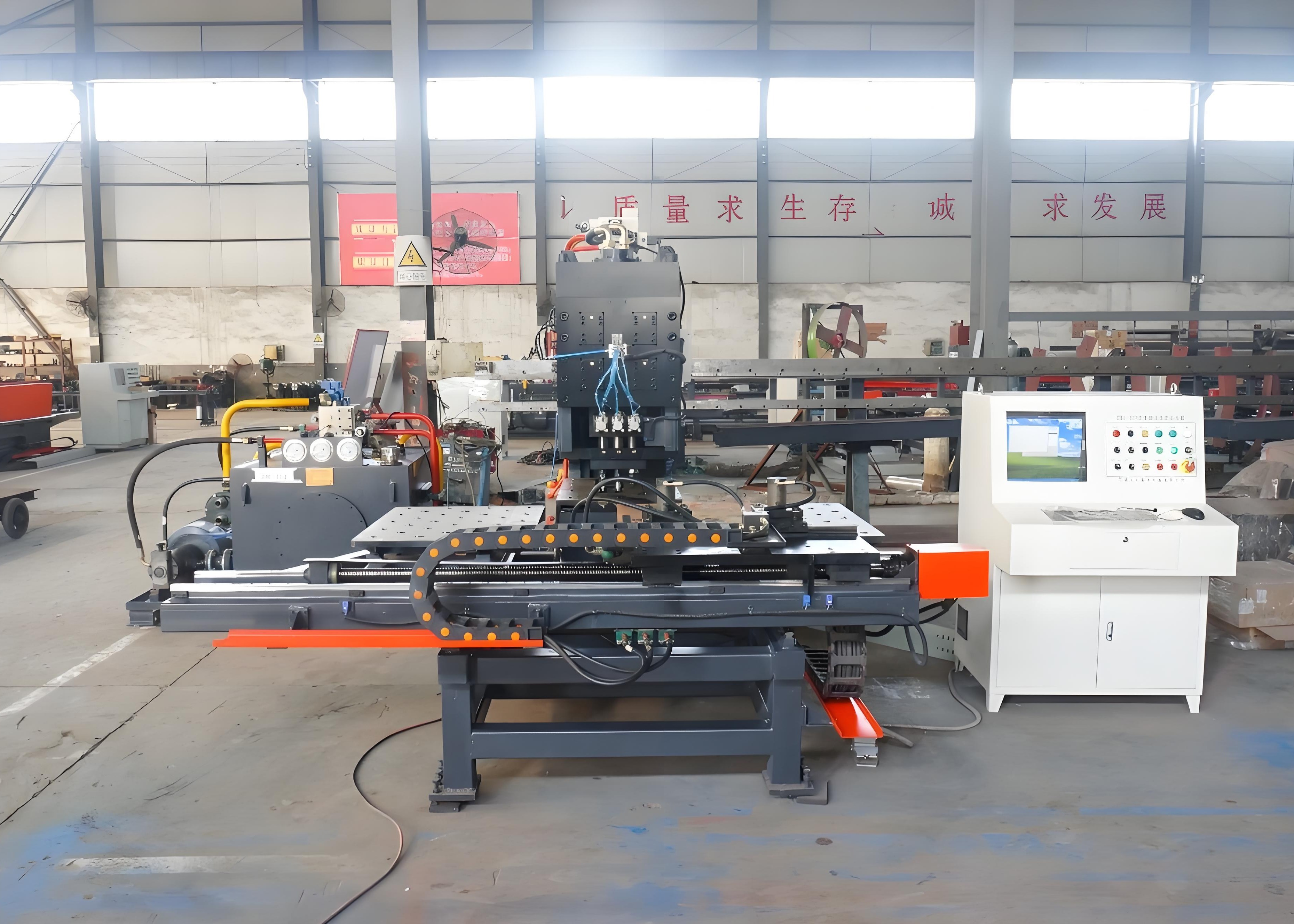 1500*800mm Max Size Workpiece CNC Plate Punching Machine Model BNC100 Φ26mm Max Punching Diameter