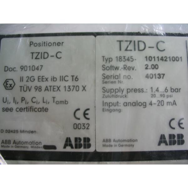 18345-1010421001 Model ABB Valve Positioner Plastic Material