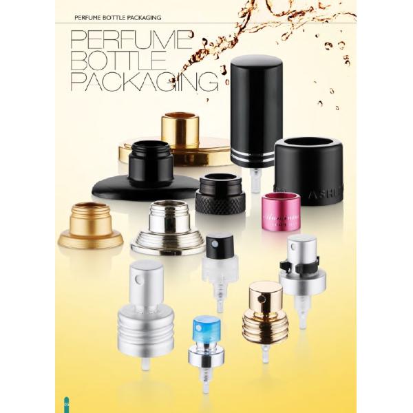 Custom Aluminum Plastic Perfume Bottle Cap for FEA 15mm Pump