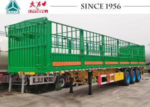 Quality 3 BPW Axle Q345B Carbon Steel Fence Semi Trailer For Cargo Transport for sale