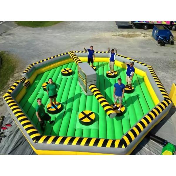 Customized Color Inflatable Interactive Game Meltdown Mechanical Jumper for Adults