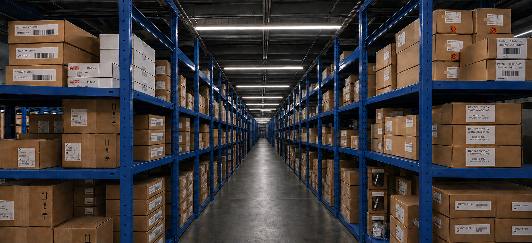 Amikon organized warehouse storage
