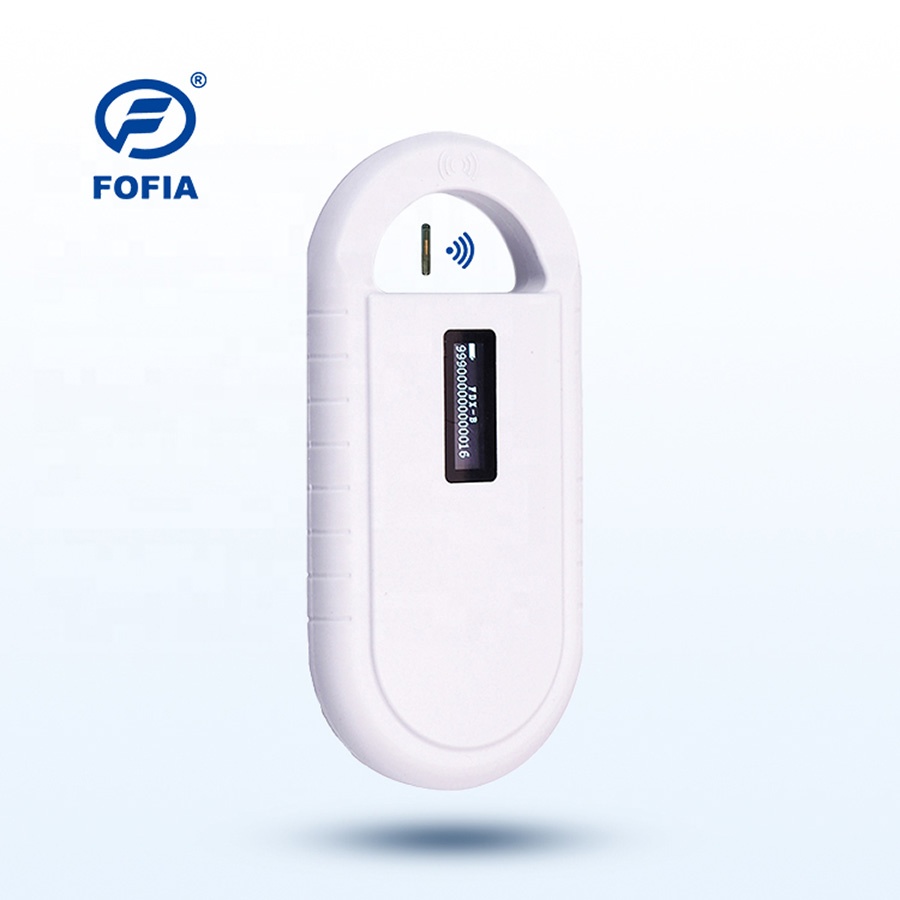 Handheld Animal Microchip RFID Card Reader PT160 134.2kHz OLED Screen USB Lithium Battery CE Certified ISO 11784/11785 Protocol