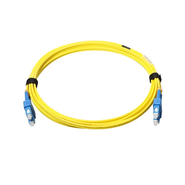 FTTH Jumper Fiber Cable Assembly SC UPC To SC UPC Single Mode