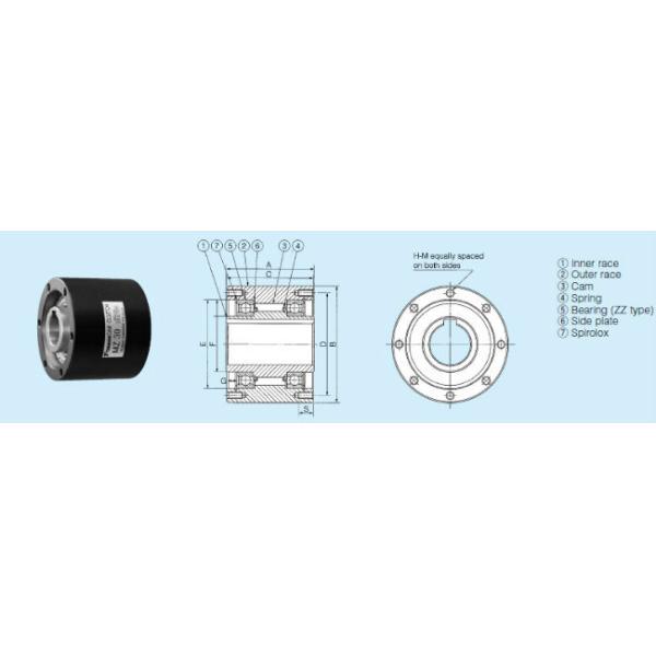 Mz Mi Mx Series One Way Bearing Freewheel Backstop Cam Clutch