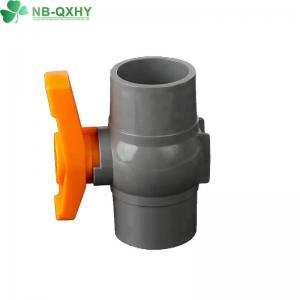 Quality Glue Connection Form PVC Plumbing Material Plastic Ball Valve for Vietnam Efficiency for sale