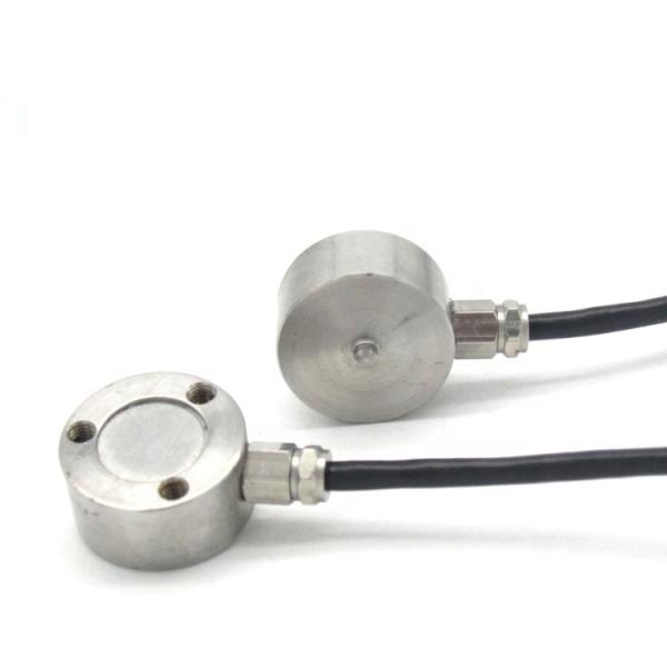 Compression type sub miniature button load cell 300kg 500kg