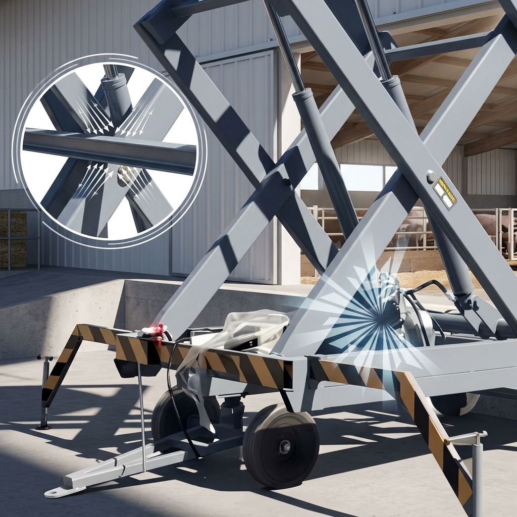 Customized Livestock Unloading Platform Mobile Loading Dock Lift