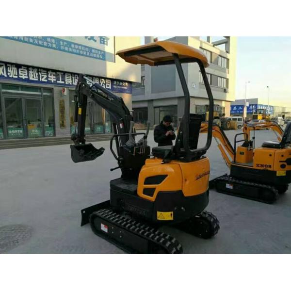 Indoor Ground Digging Micro Hook Machine Mini Digger Compact Earth Moving Machine 2ton