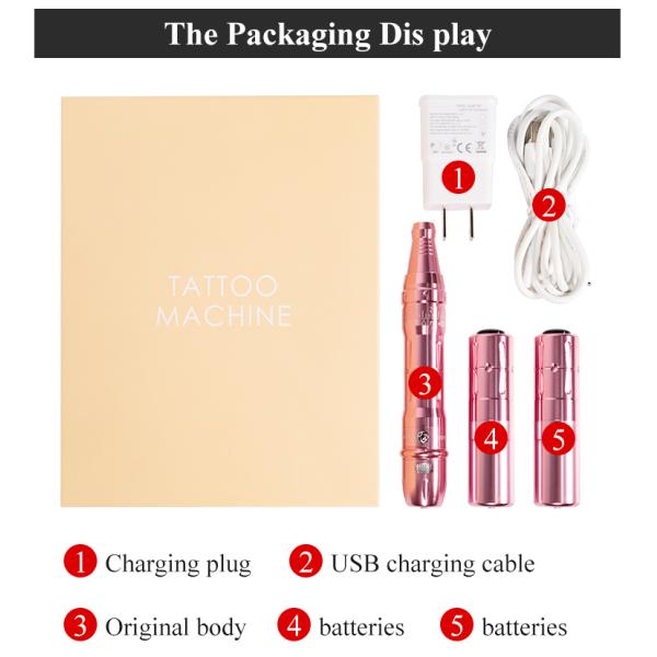 Aluminum Alloy Wireless Tatoo Microblading Pen