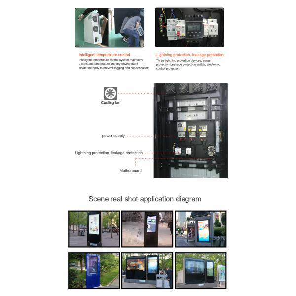 43" Anti Glare IP65 Android LCD Digital Signage