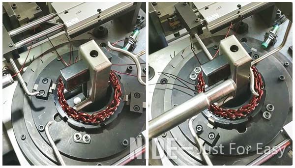 Auto Generator Motor Coil Winding Machine / Coil Inserting Machine Small Size