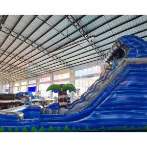 Playground Jumping Bouncer Inflatable Water Slide With Pool