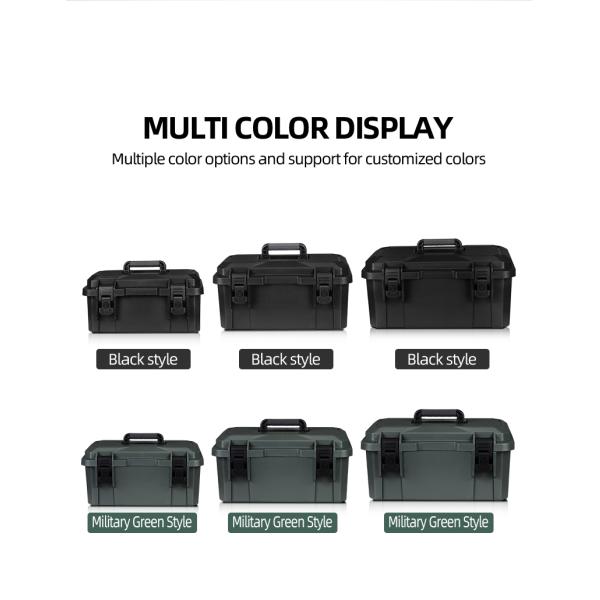 Custom IP67 Waterproof Tool Case with High-Density Sponge and Customizable Foam Insert EM-3717