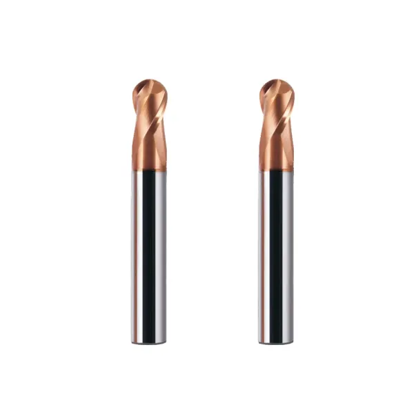 65HRC 2 Flutes Long Solid Carbide Ball Nose End Mill