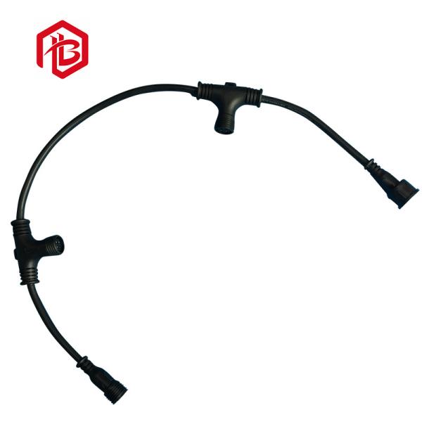 220V Power Terminal Line Led Light With T-Type Waterproof Connector String Cable Connector