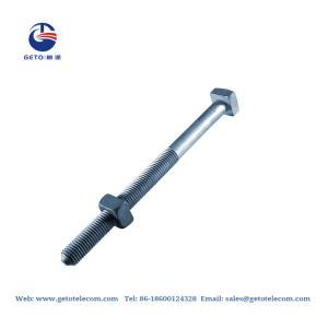 Quality HDG MB Machine ISO 9001 Square Head Nuts And Bolts for sale