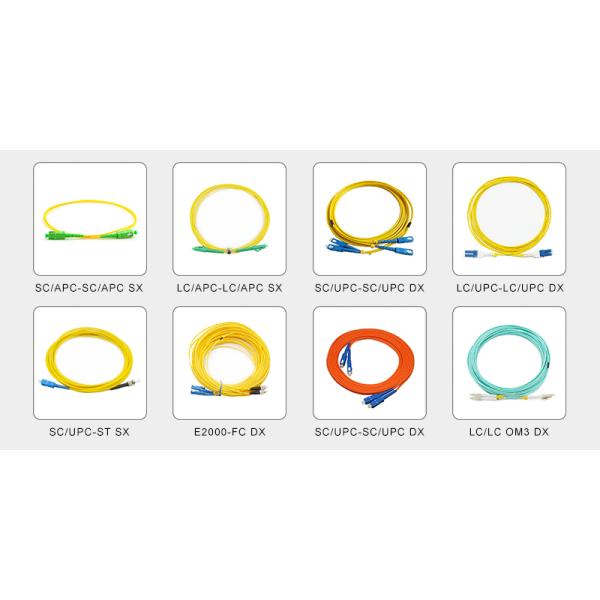 OM1 Simplex Duplex G652D 3m LSZH Fiber Optic Patch Cord