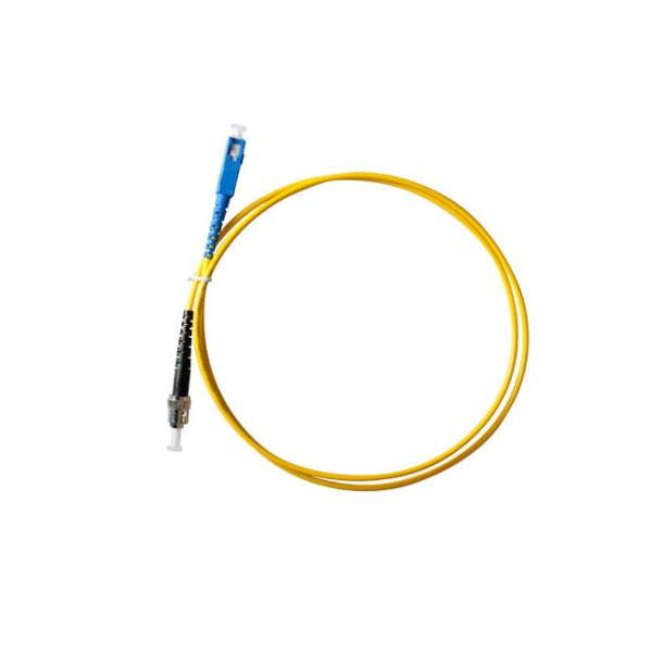 SC-SC Fiber optic Patch Cord 9 / 125 Singlemode Simplex for long distance transmission