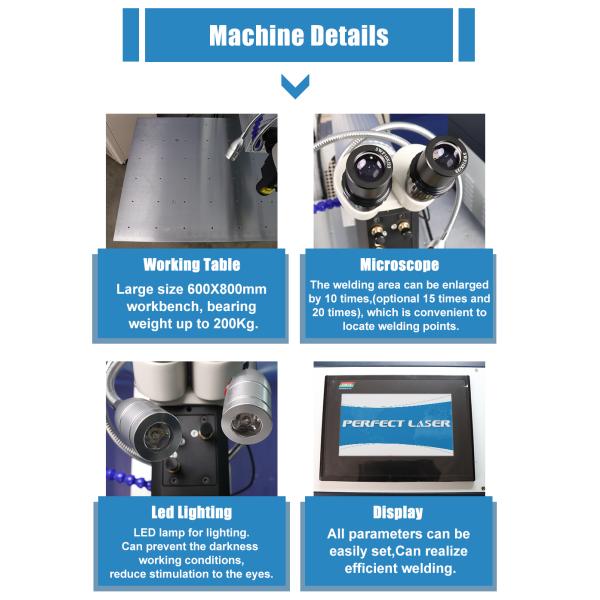Platform Mold Laser Welding Machine 300 Watts Automatic Electric Moving 1064nm