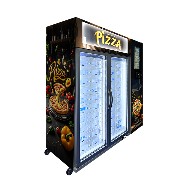 Quality 40-Locker Frozen Food Vending Machine with -22℃ Refrigeration for sale