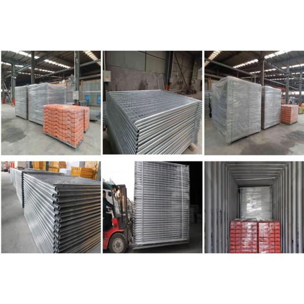 Customizable Temporary Security Fence 32mm Frame With Metal Feet