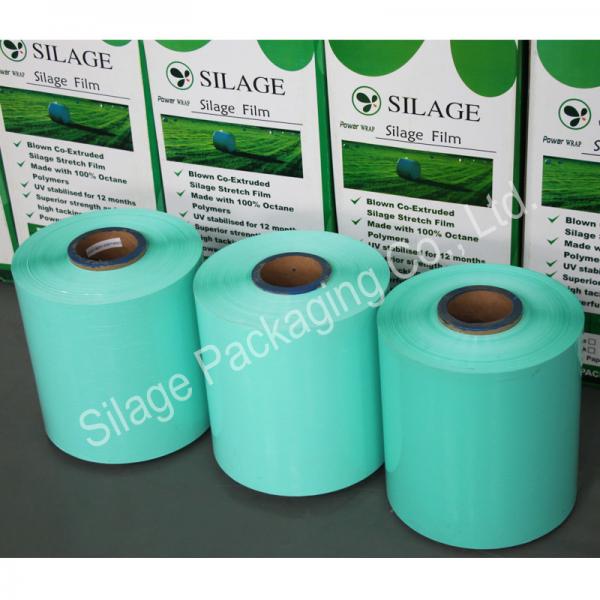 Buy Green Color, Soft Hardness Stretch Film Type, Silage Stretch Wrap Film for Wrapping Use at wholesale prices