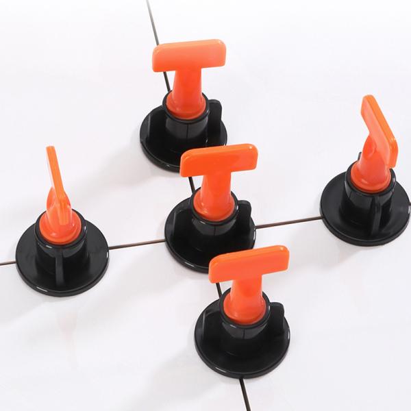 Red Or Different Color Floor Tile Leveling System With Manual Installation