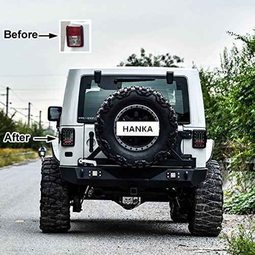 Reverse Led Replacement Tail Lights , Smoked Led Flush Mount Tail Lights