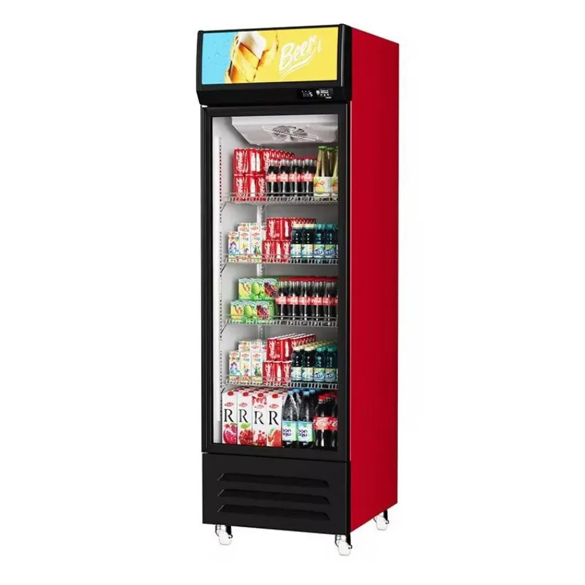 Single-Door Inverter Driven Variable Speed Refrigerated Beverage Display Cabinet