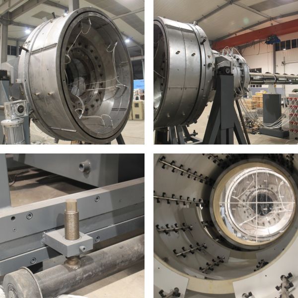 Fully Automatic Vacuum-Calibrated Computerized Pre-Insulated Pipe Production Line for HDPE Jacket Extrusion