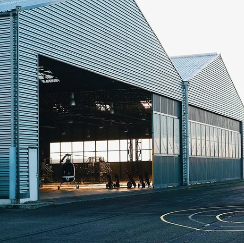 Pre Engineered ISO Certified Steel Structure Hangar For Commercial Aviation