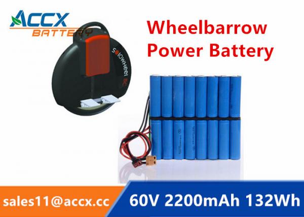 Buy Manufacturer LifePO4/NCM 60V 2.2A 132wh battery lithium bateria for e bicycle battery/wheelbarrow/monocycle/monotroch at wholesale prices