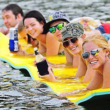 550x183cm Floating Foam Pool Mats Water Play Equipment
