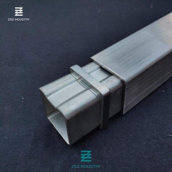 Satin / Mirror Finish Square Handrail Connector Easy Installation