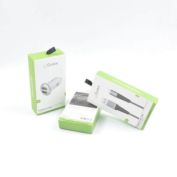 400gsm Mobile Phone Data Cable Packaging Box
