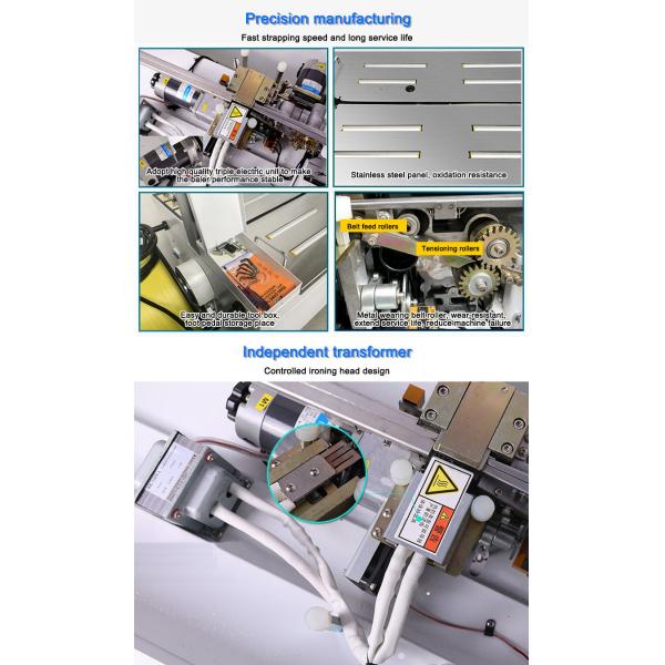 China Automatic Tape PP Belt Box Case Strapping Machine For Packing OEM