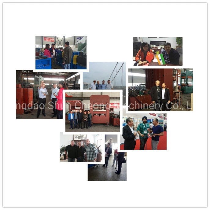Rubber Floor Making Machinery / Rubber Mats Hydraulic Vulcanizing Press Machine