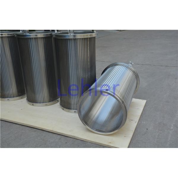 Vertical Wedge Wire Basket With Smooth Filtration Surface For Clay And Kaolin