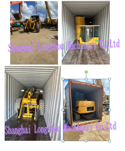 Used Front Loader 92 KW Wheel Loader Original 955F Second Hand Loader