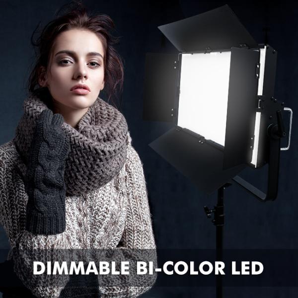 300w high power foldable flat panel light with adjustable brightness and remote control suitable for industrial photography