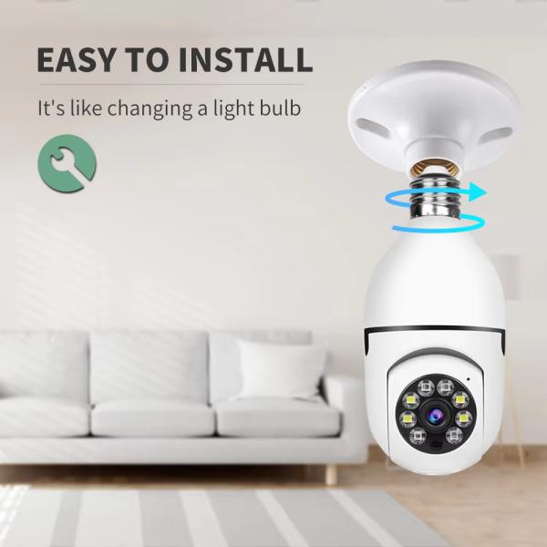App Network Video recording Wireless NVR Wifi Camera Cctv Camera Bulb camera HD 4MP With Night Vision