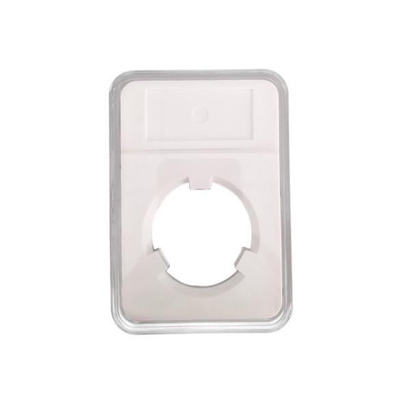 Clear PMMA Acrylic Coin Holder Case , 20mm 25mm Challenge Coin Display Stand