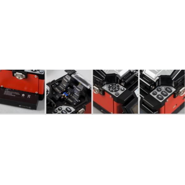 Handheld Fusion Splicing Machine with 8s Splicing Time 5800mAh Battery and 40 Groups Splicing Program