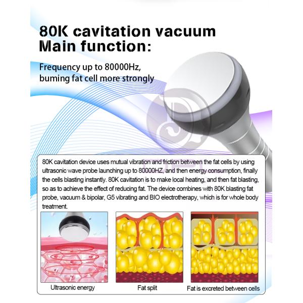 DPL Slimming System 80k cavitation slimming Liposuction Machine V shape Vacuum Lipo Cavitation Machine