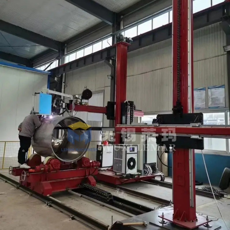 2×1.5M Column & Boom Welding Manipulator Automatic Longitudinal & Circumferential Seam Welding Machine