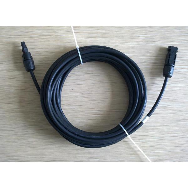 Excellent Flexibility 6mm Solar Panel Cable High Electrical Conductivity With Connector